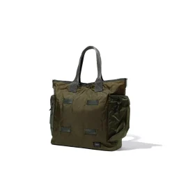 Porter Yoshida & Co Force 2Way Tote Bag Olive Drab