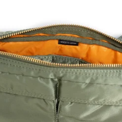 Porter Yoshida & Co Tanker Waist Bag Sage Green
