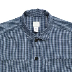 Post Overalls Army Shirt Indigo Check
