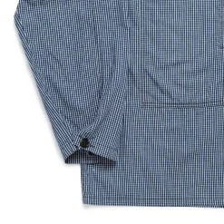 Post Overalls Army Shirt Indigo Check