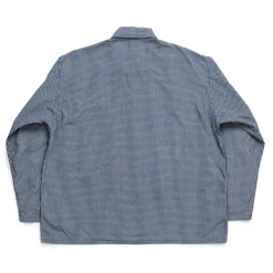 Post Overalls Army Shirt Indigo Check
