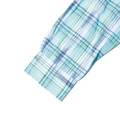 Post Overalls BD2 IKAT Madras Shirt Peppermint