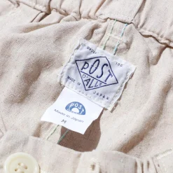 Post Overalls E-Z Dee Shorts Natural