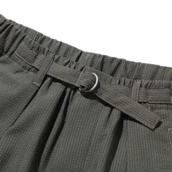 Post Overalls E-Z Lax 4 Shorts Seersucker Olive