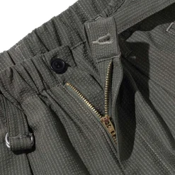 Post Overalls E-Z Lax 4 Shorts Seersucker Olive