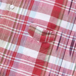 Post Overalls Neutra 3 Madras Shirt Red