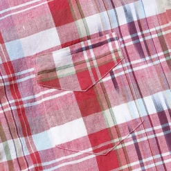 Post Overalls Neutra 3 Madras Shirt Red