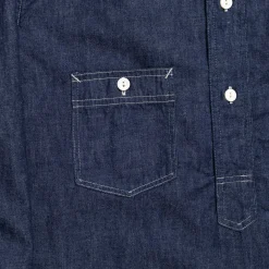 Post Overalls No.2 Shirt Light Denim Indigo