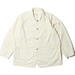 Post Overalls Post 44 Summer Corduroy Jacket Ecru