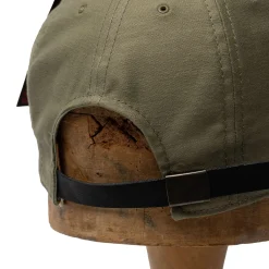 Poten Baseball Cap Poten Back Satin Baseball Cap Olive