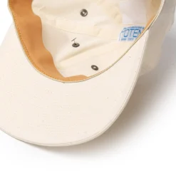 Poten Baseball Cap Poten Back Satin Baseball Cap White