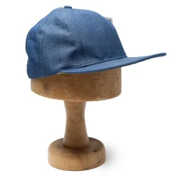 Poten Baseball Cap Poten Cotton/Linen Chambray Baseball Cap Navy