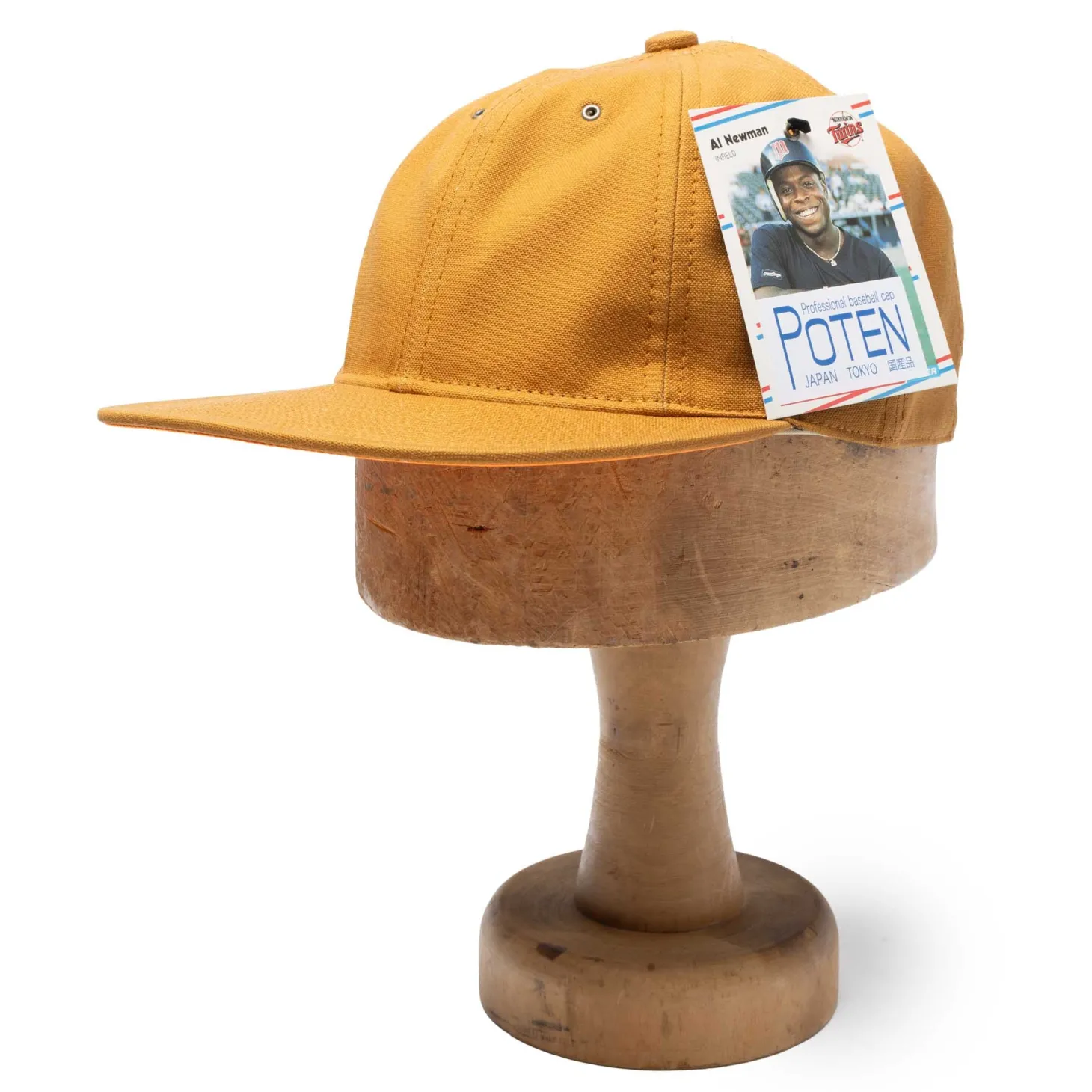 Poten Baseball Cap Poten Hunting Canvas Baseball Cap Brown