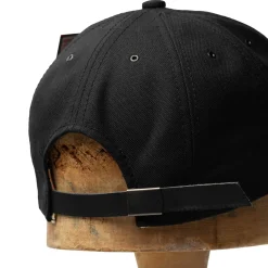 Poten Baseball Cap Poten Vintage Hopsack Baseball Cap Black