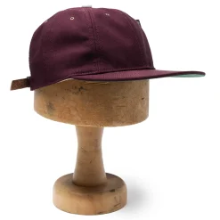 Poten Baseball Cap Poten Vintage Hopsack Baseball Cap Wine
