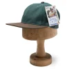 Poten Baseball Cap Poten Vintage Hopsack Baseball Cap Green