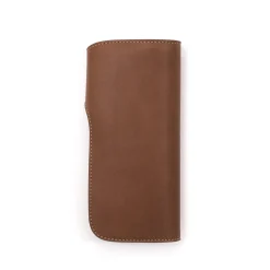 Clutch Cafe Red Moon Long Wallet Dark Tan