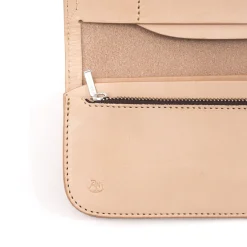 Clutch Cafe Red Moon Long Wallet Natural