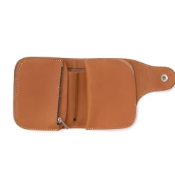 Clutch Cafe Red Moon Short Wallet Light Tan HR-01A