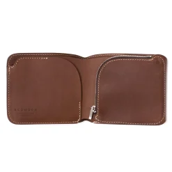 Clutch Cafe Red Moon Short Wallet U.S. Air Force Brown