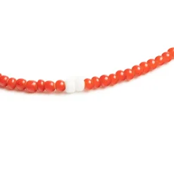 Red Rabbit Trading Co African Trade Bead Necklace Red