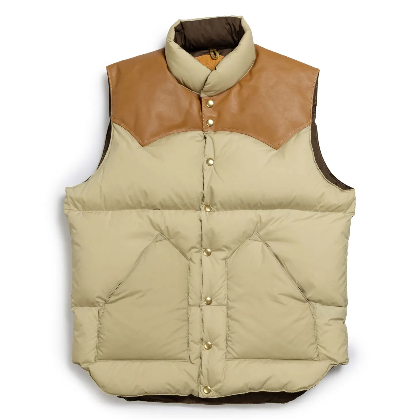 Rocky Mountain Featherbed Down Vest Tan
