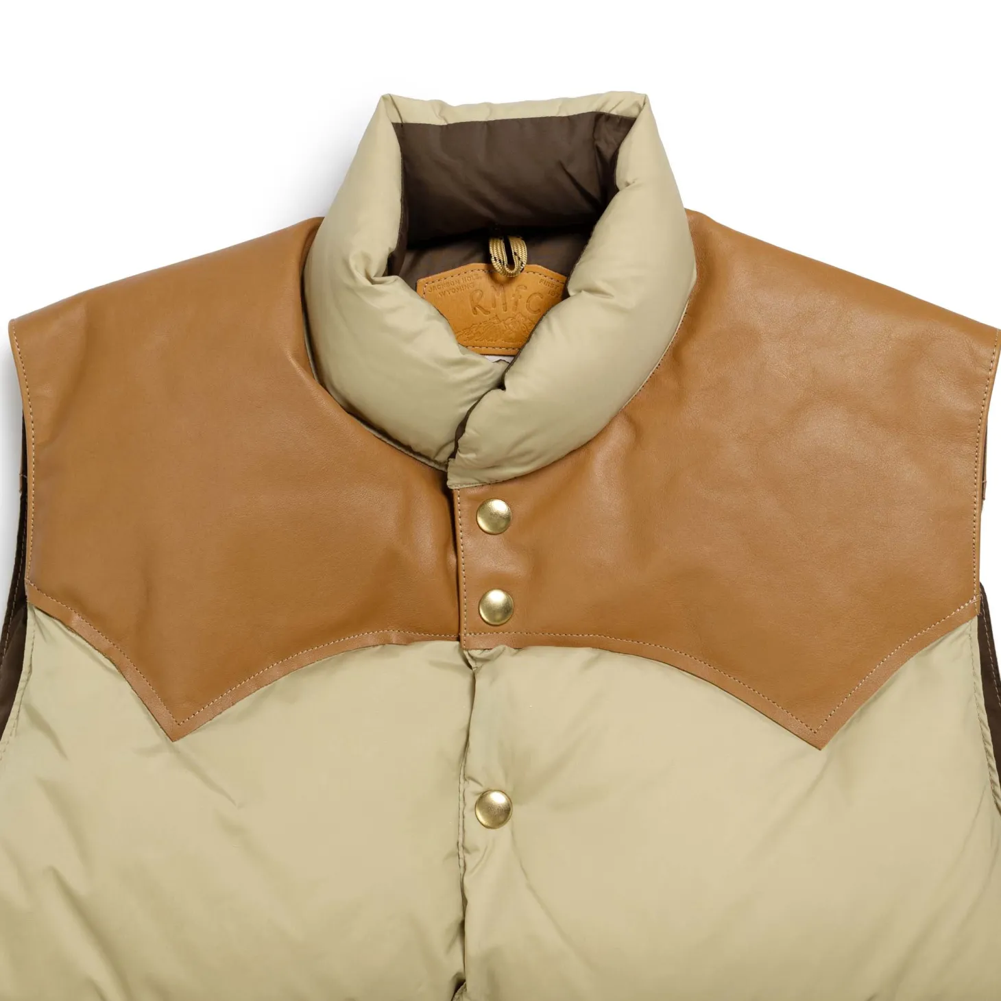 Rocky Mountain Featherbed Down Vest Tan