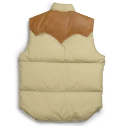 Rocky Mountain Featherbed Down Vest Tan