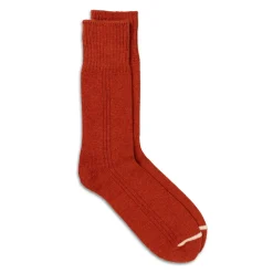 Rototo Merino Lambswool Sock Brick