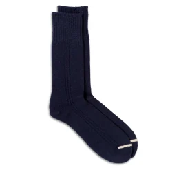 Rototo Merino Lambswool Sock Navy