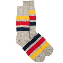 Rototo Park Stripe Socks M. Gray