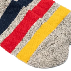 Rototo Park Stripe Socks M. Gray