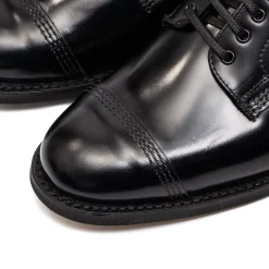 Sanders Japan Picusa Gibson Toe Cap Shoe Black 1128B