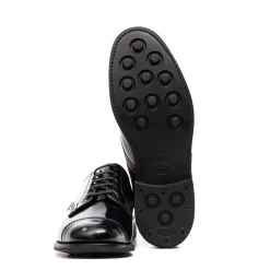 Sanders Japan Picusa Gibson Toe Cap Shoe Black 1128B