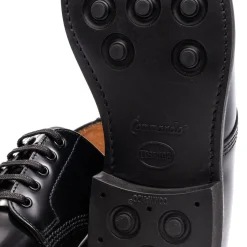 Sanders Japan Picusa Gibson Toe Cap Shoe Black 1128B