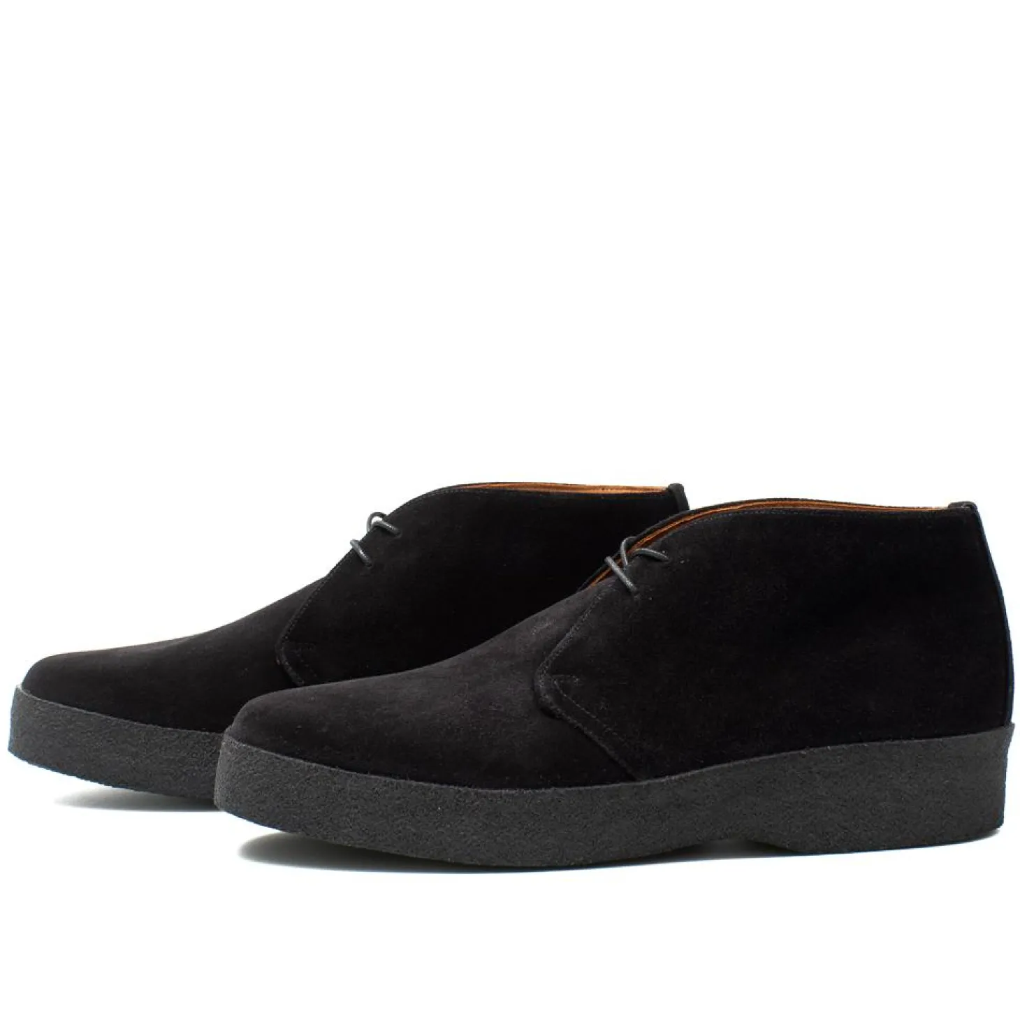 Sanders Japan Sam Chukka Black Suede