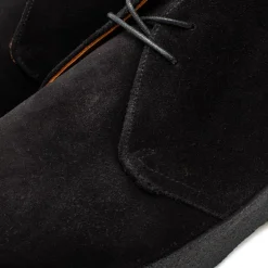 Sanders Japan Sam Chukka Black Suede