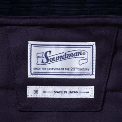 Soundman Clarke Trousers Corduroy Navy