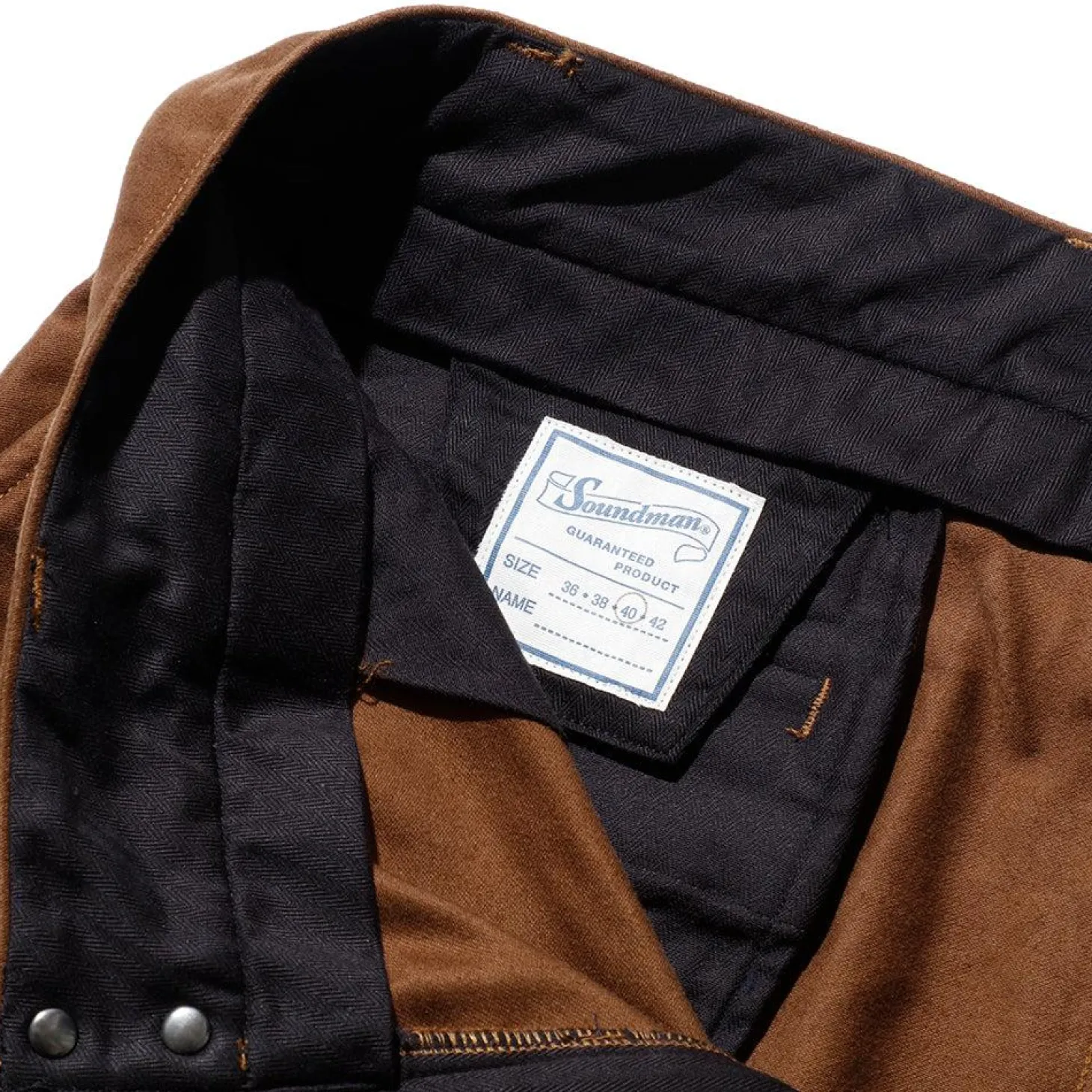 Soundman Gate Trousers Brown