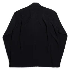 Style Eyes by Toyo Enterprise Plain Rayon Bowling Shirt Black