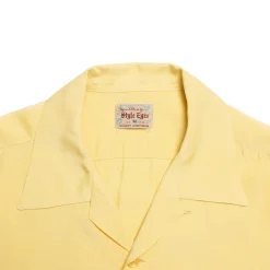 Style Eyes by Toyo Enterprise Plain Bowling S/S Shirt Yellow