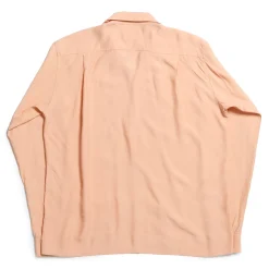 Style Eyes by Toyo Enterprise Plain Rayon Bowling Shirt Pink