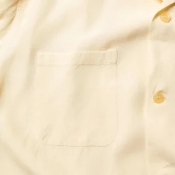 Style Eyes by Toyo Enterprise Plain Rayon Bowling Shirt Off White