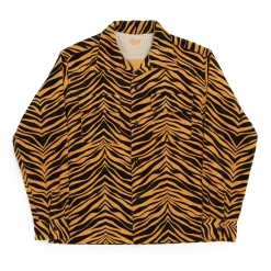 Style Eyes Zebra Corduroy Shirt Light Brown