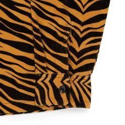 Style Eyes Zebra Corduroy Shirt Light Brown