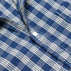 Sun Surf by Union Supply Palaka Check Shirt Navy (One Wash)