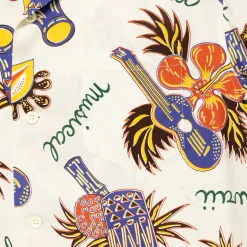 Sun Surf Hawaii Musical Hawaiian Shirt White