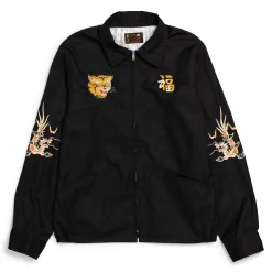 Tailor Toyo Cotton Vietnam Map Jacket Black