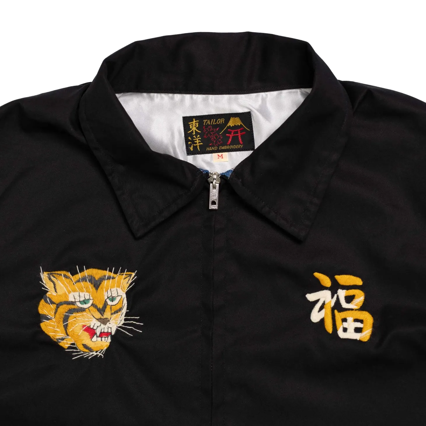 Tailor Toyo Cotton Vietnam Map Jacket Black