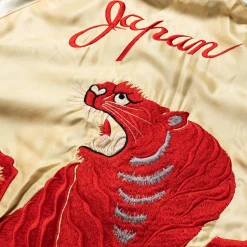 Tailor Toyo Sukajan Red Tiger x Gold Dragon Jacket